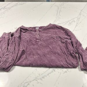 PINK Victoria's Secret Mauve Button Down Shirt